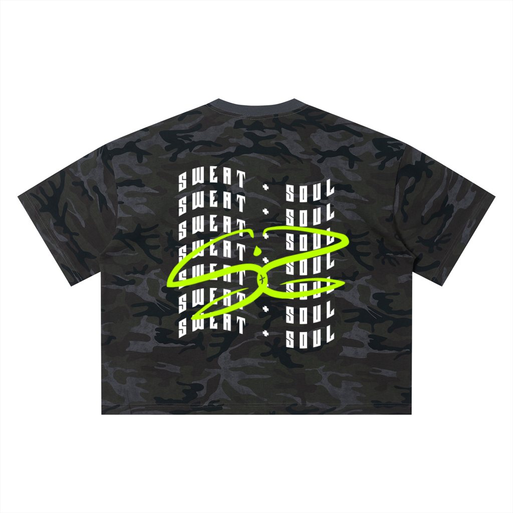 Unisex Camo Boxy T-Shirt