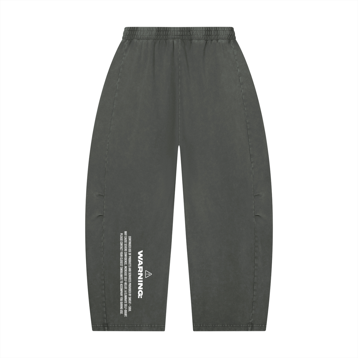 Unisex Mineral Wash Barrel Leg Pants