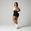 High Waist Crossover Shorts