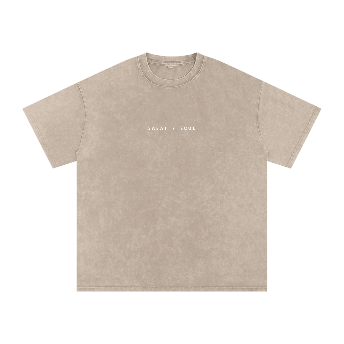Swoulmate Unisex Acid Wash Tee (Neutrals)