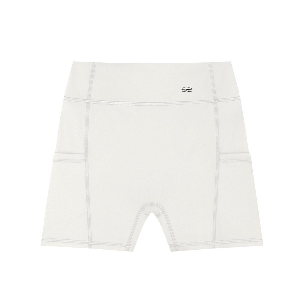 Women's High-Waisted Pocket Biker Shorts