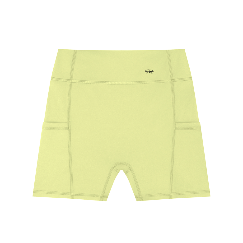 Women's High-Waisted Pocket Biker Shorts