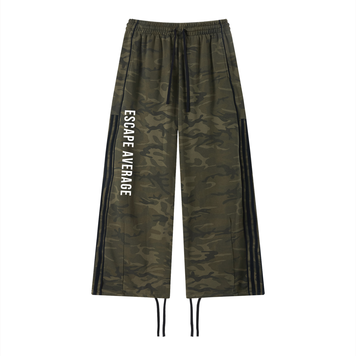 Unisex Camo Wide Leg Sweatpants