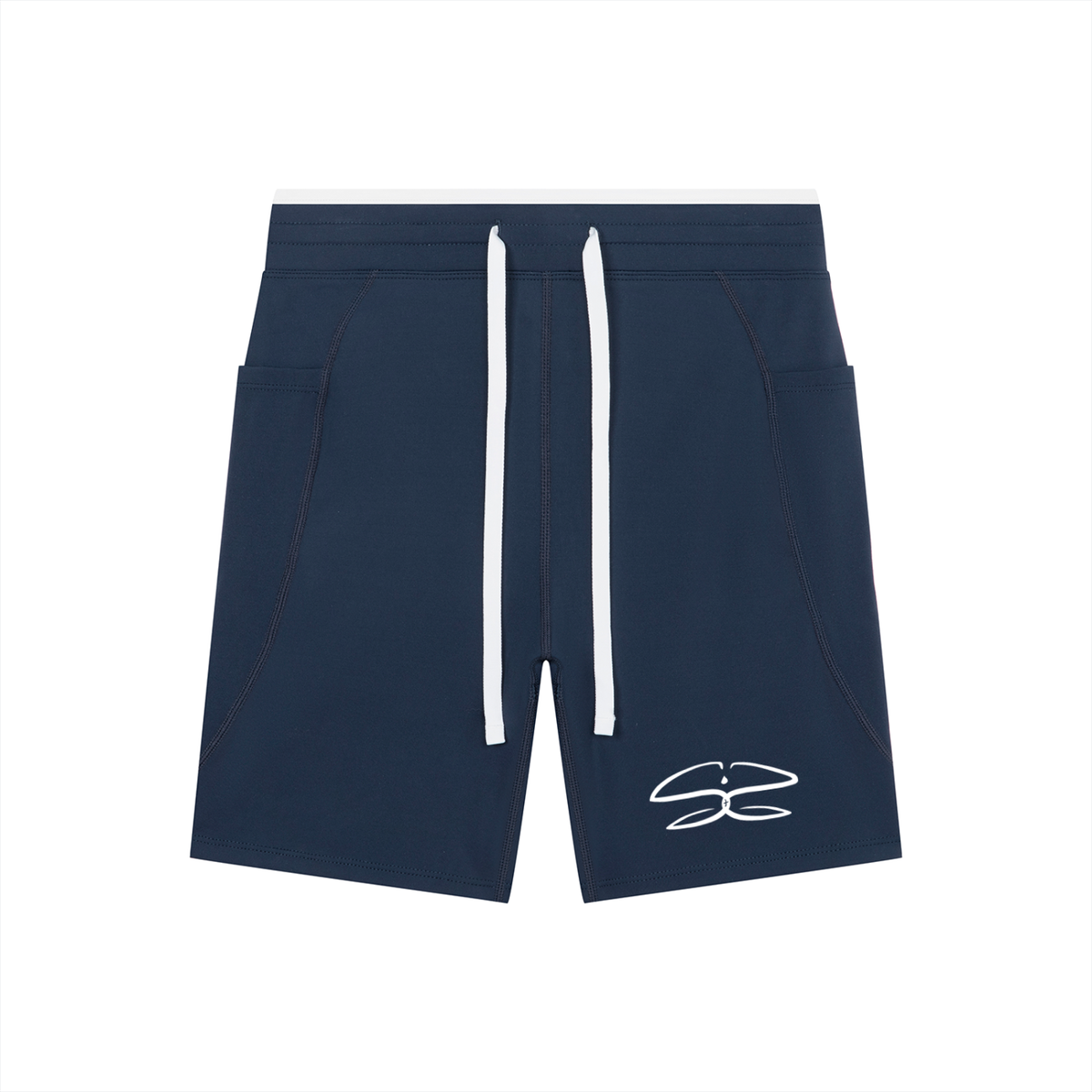 Women's High Rise Color Block Yoga Shorts
