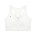 Women’s Cropped Zip Yoga Sports Bra