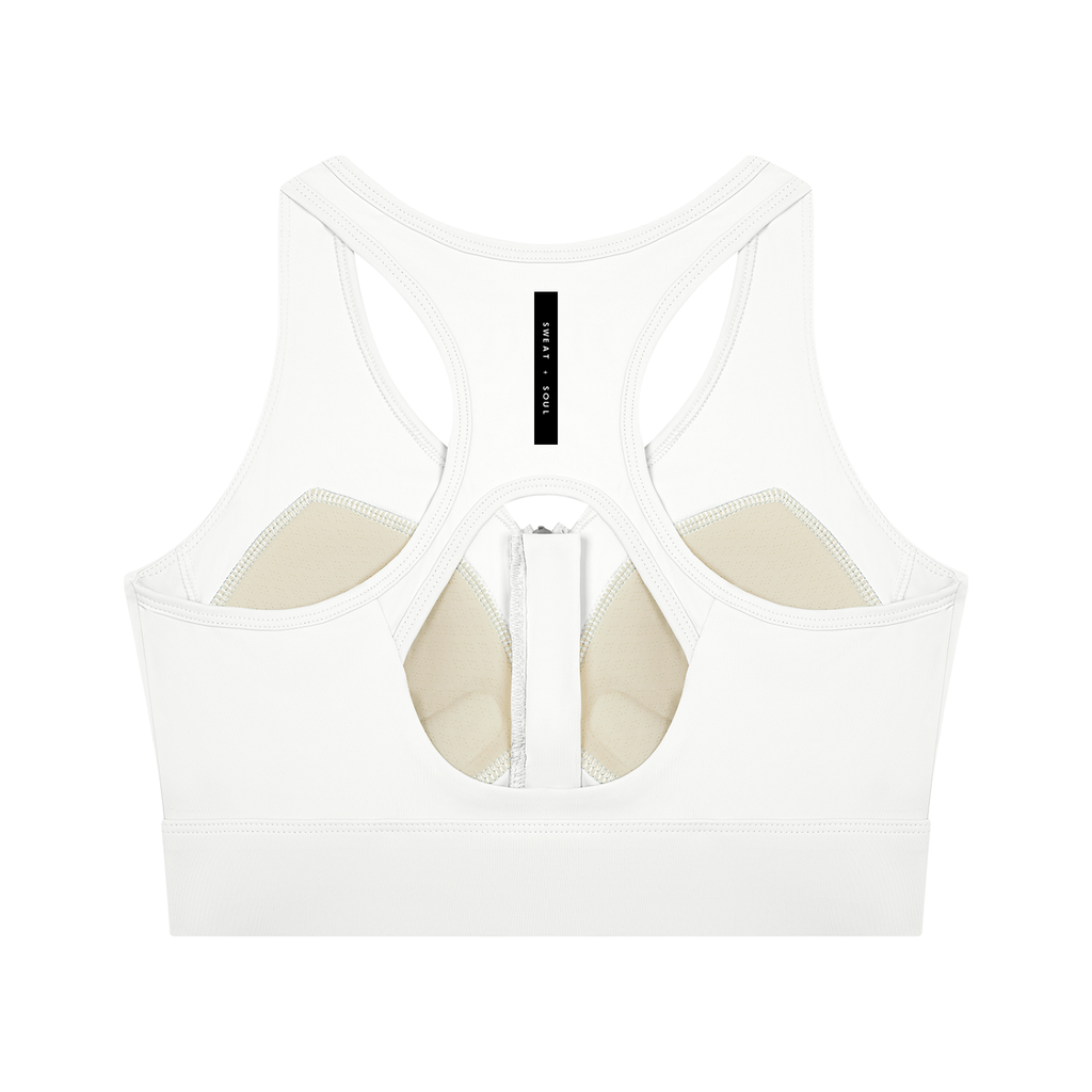 Women’s Cropped Zip Yoga Sports Bra