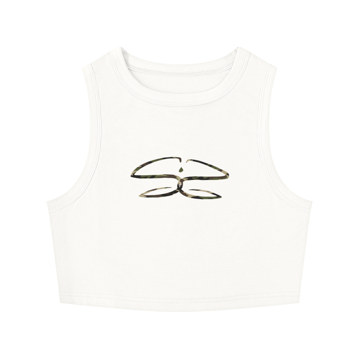 Women's Tight Crewneck Crop Tank Top