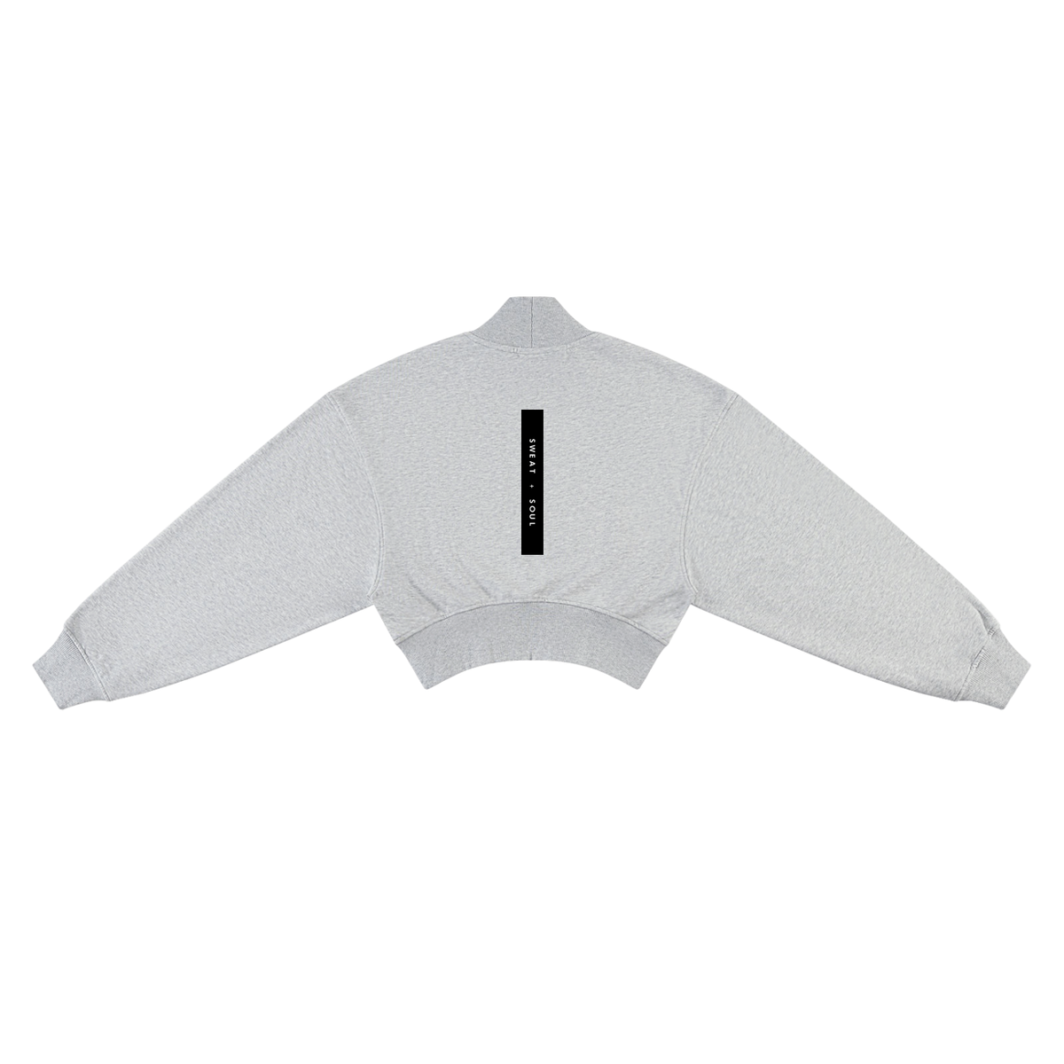 Women's Crop Mock Neck Sweatshirt