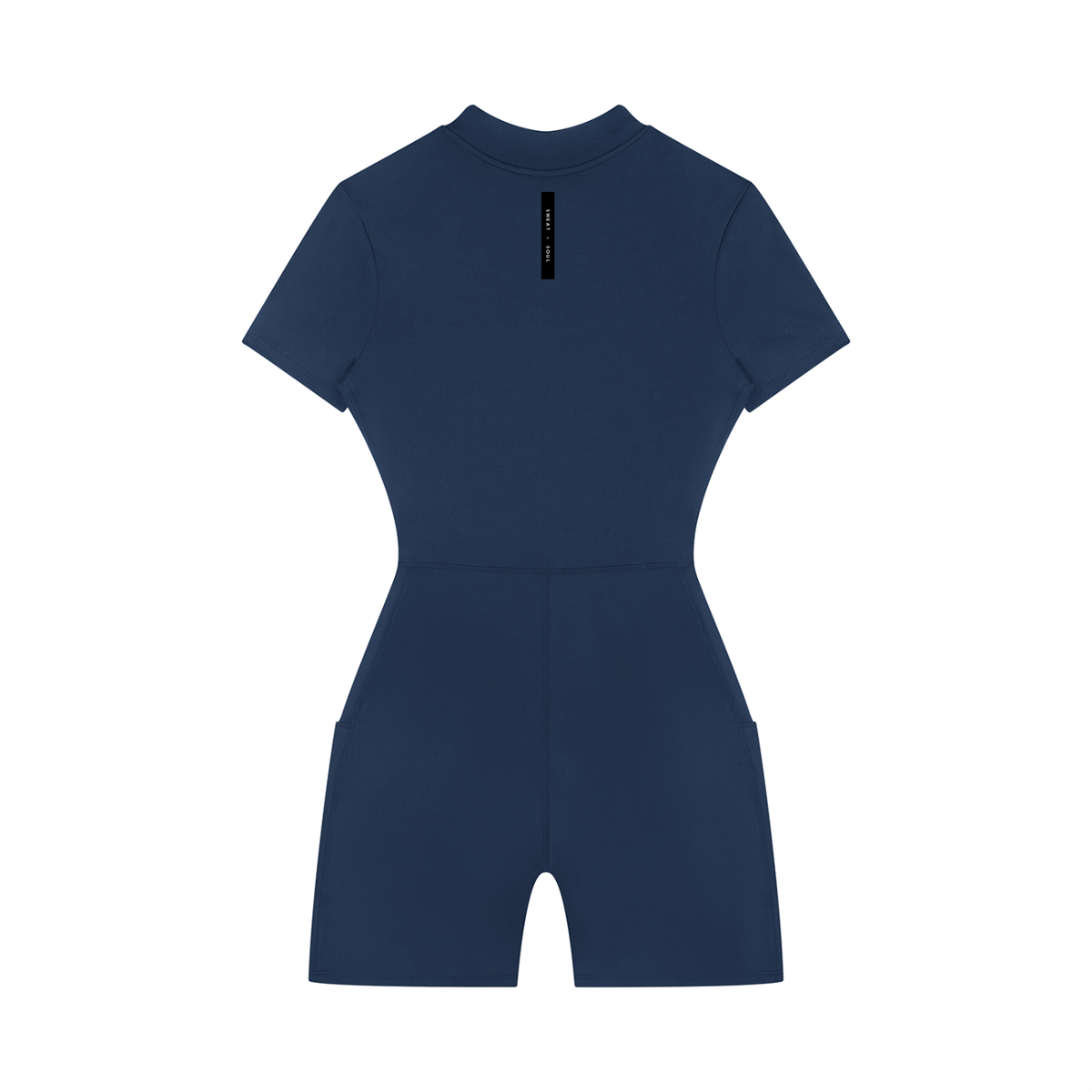 Women's Quarter-Zip Short Sleeve Romper