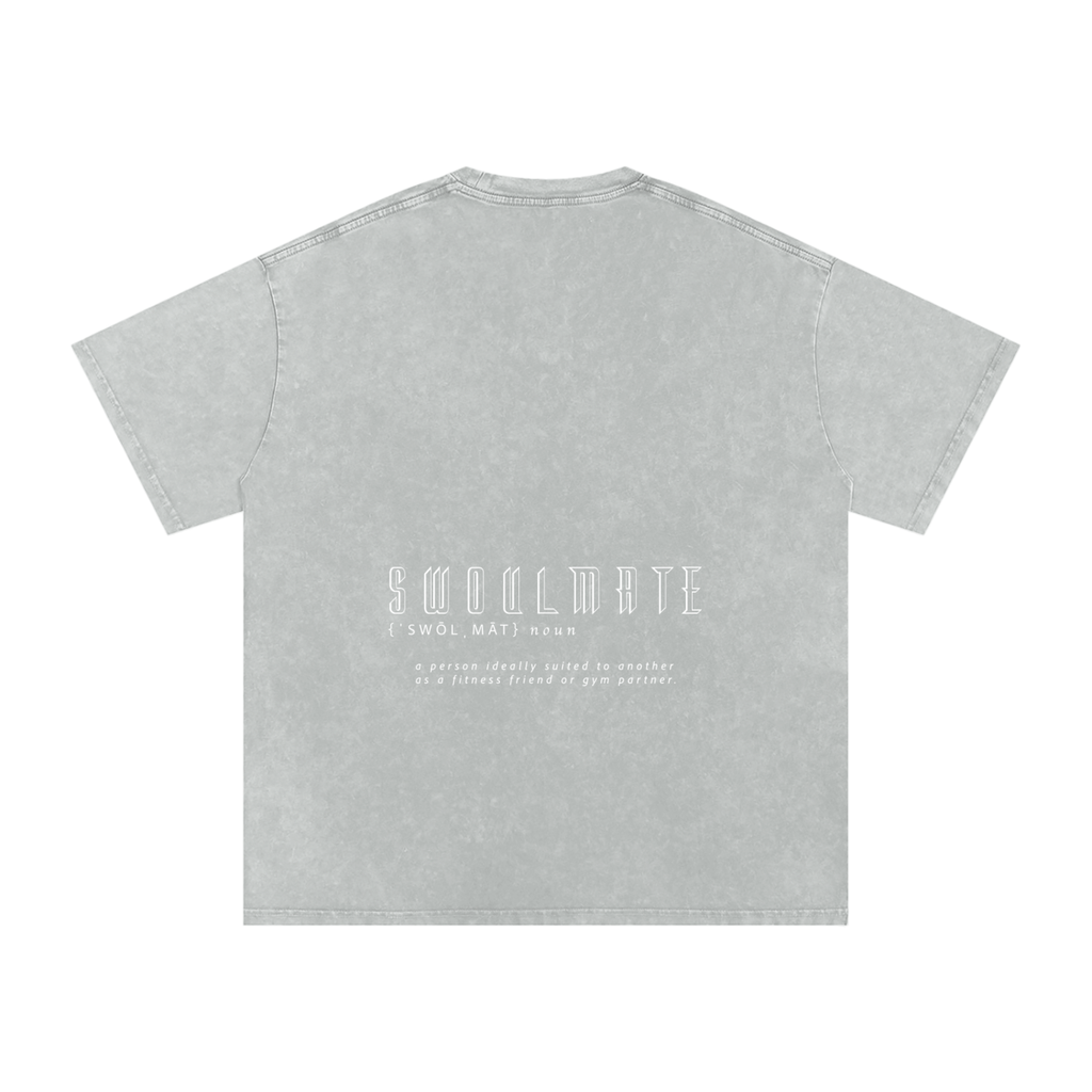 Swoulmate Unisex Acid Wash Tee (Neutrals)