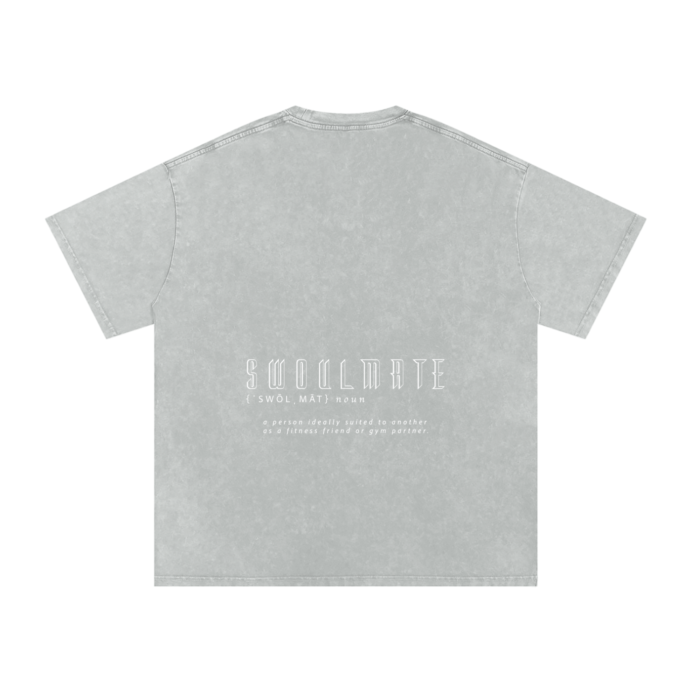 Swoulmate Unisex Acid Wash Tee (Neutrals)