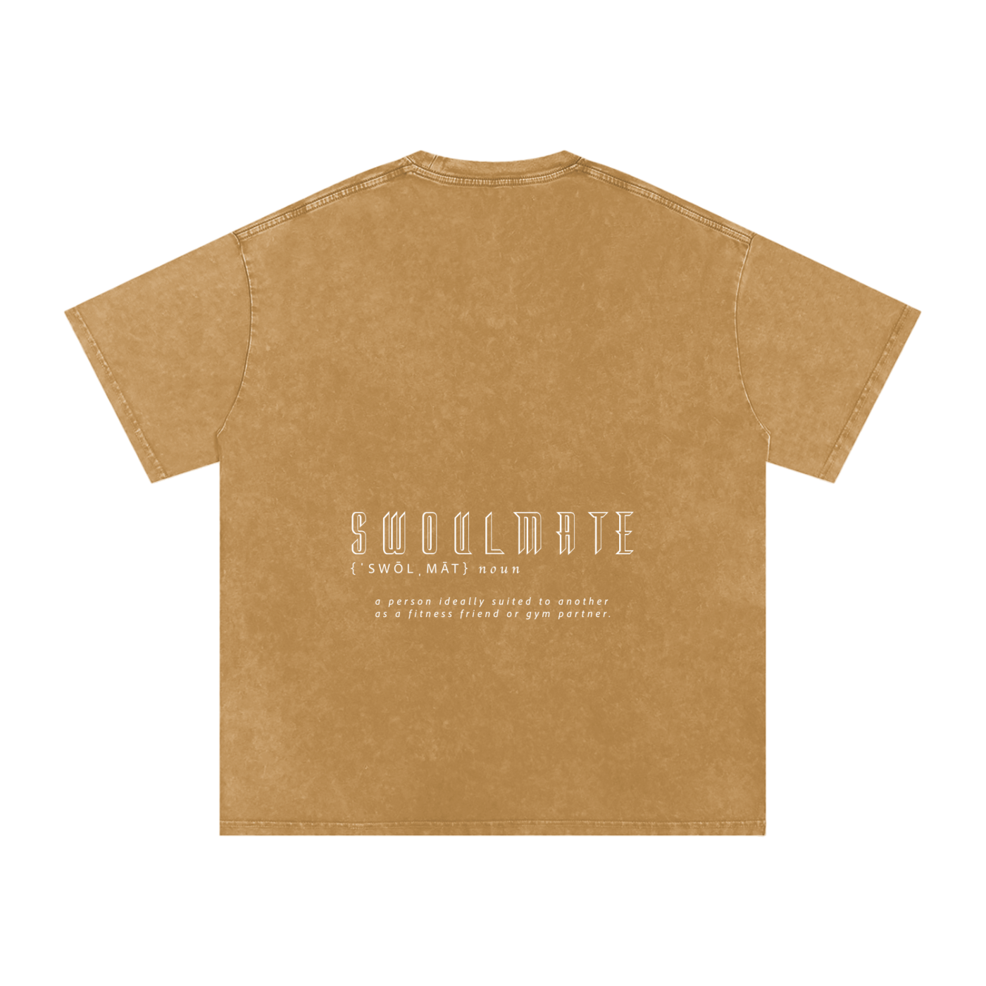Swoulmate Unisex Acid Wash Tee (Neutrals)