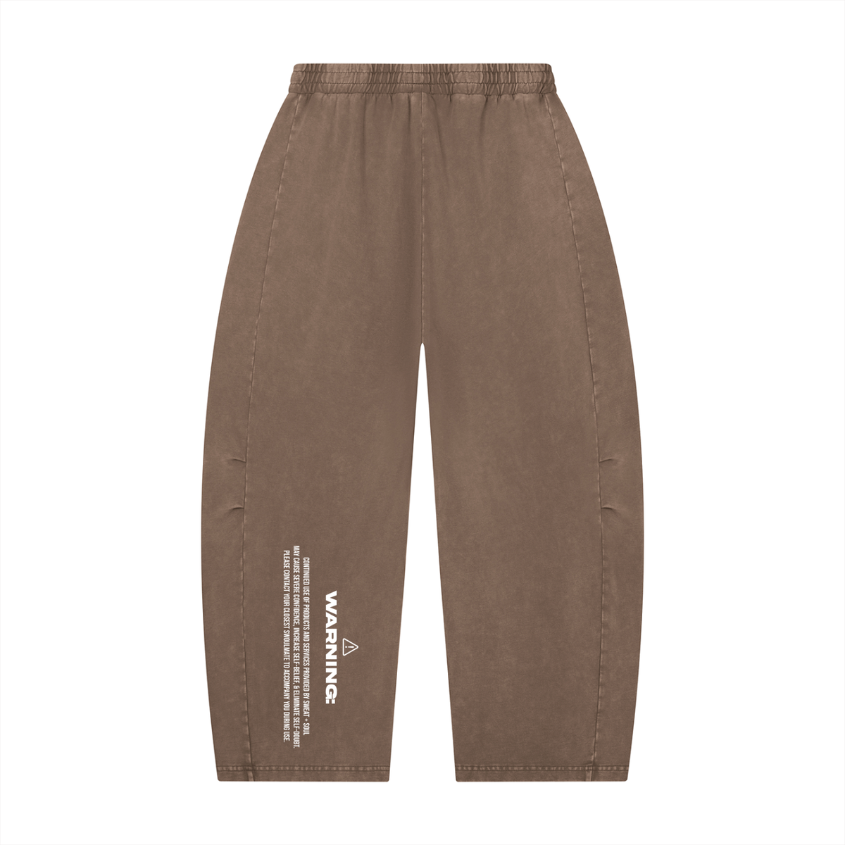 Unisex Mineral Wash Barrel Leg Pants