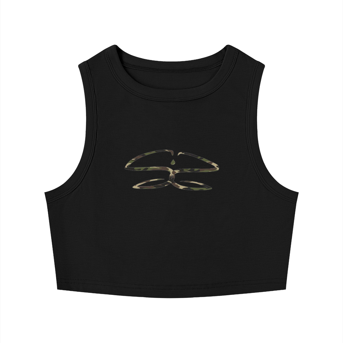 Women's Tight Crewneck Crop Tank Top