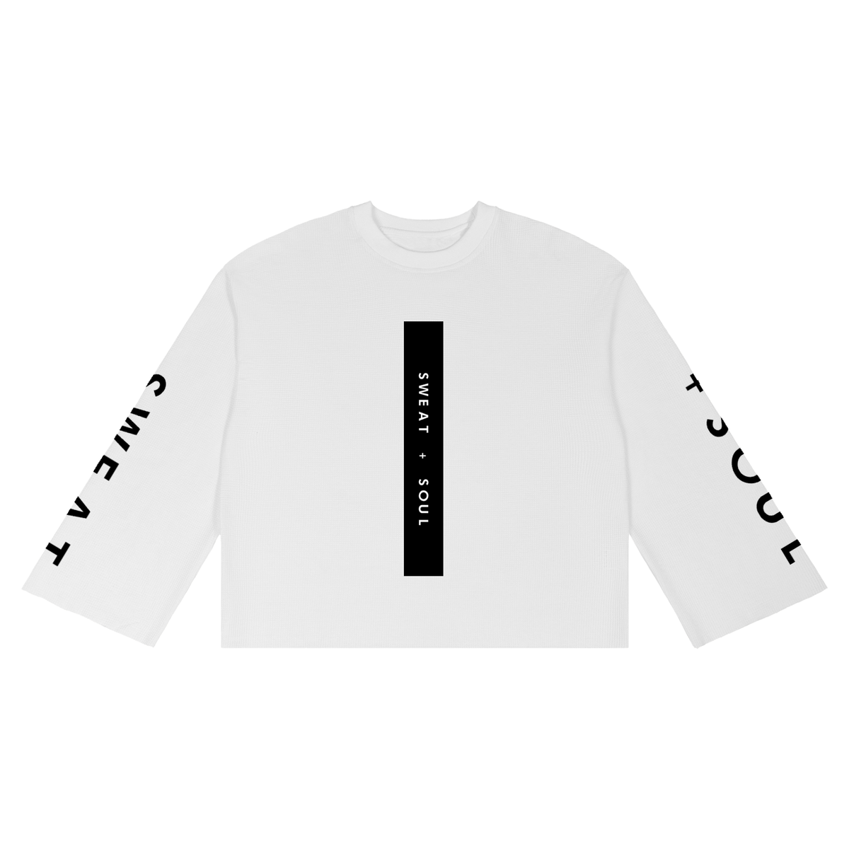 Unisex Waffle Raw Edge T-Shirt
