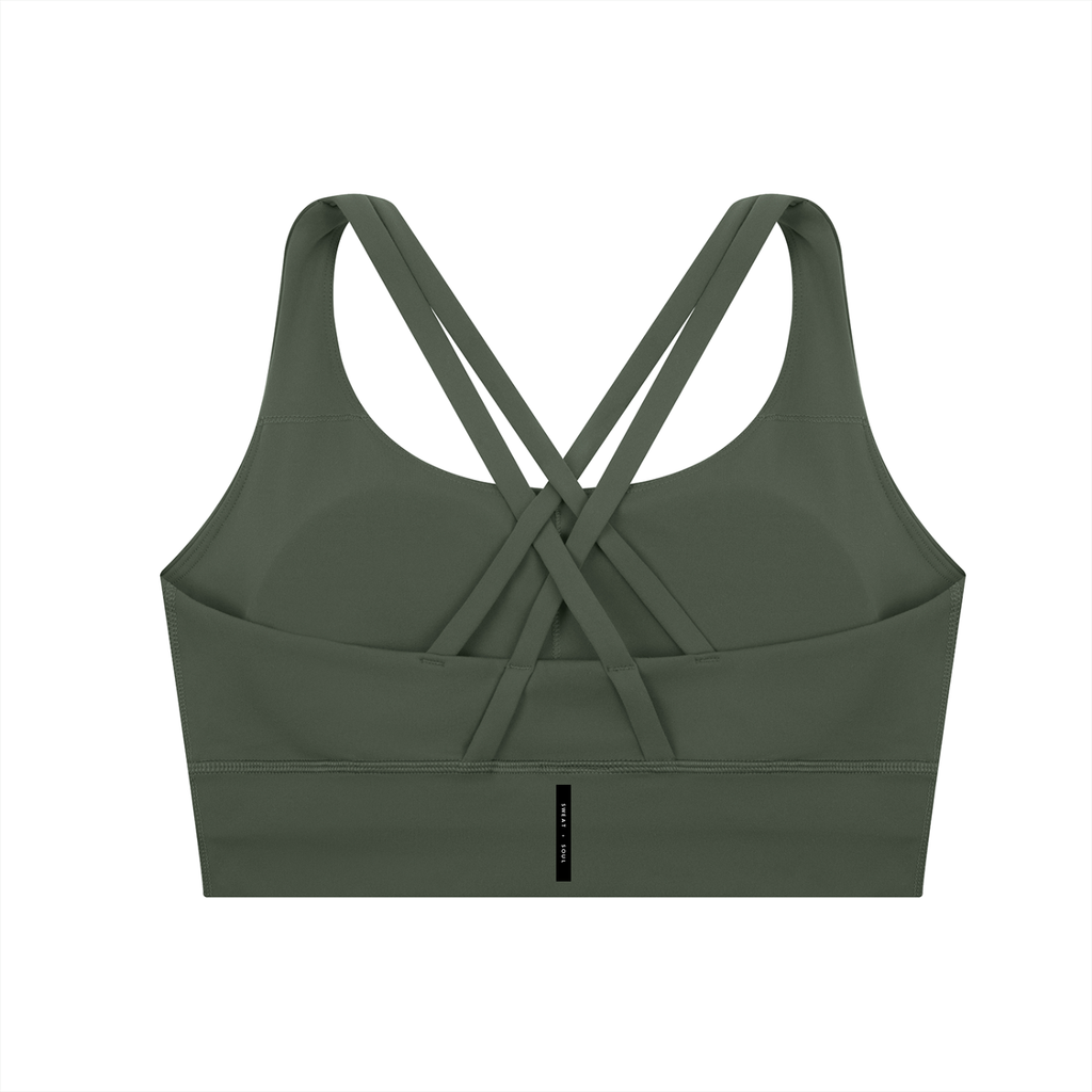 Strappy Criss-Cross Sports Bra