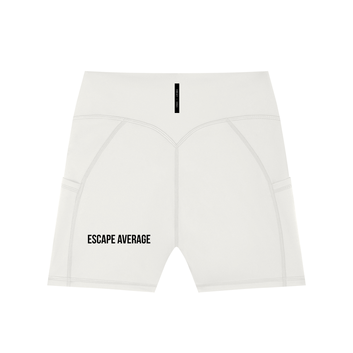 Women's High-Waisted Pocket Biker Shorts