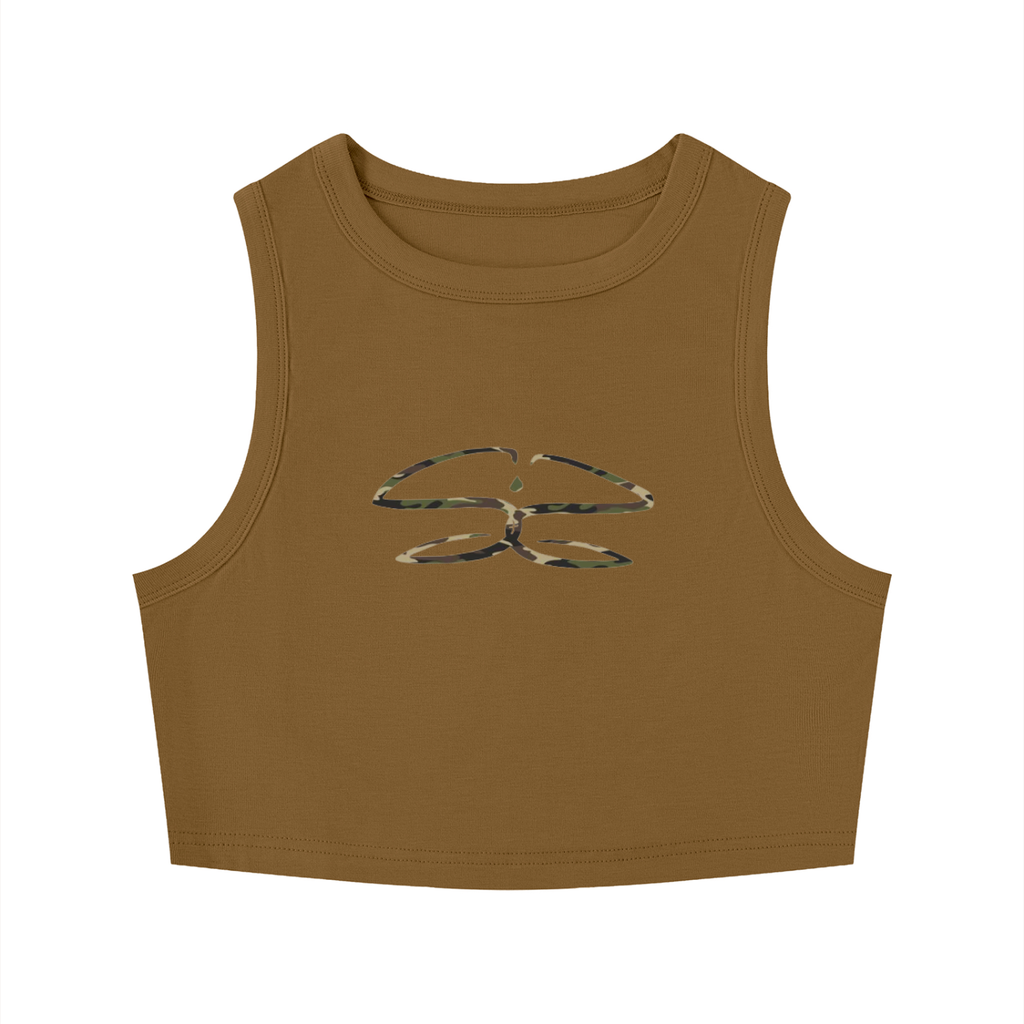 Women's Tight Crewneck Crop Tank Top