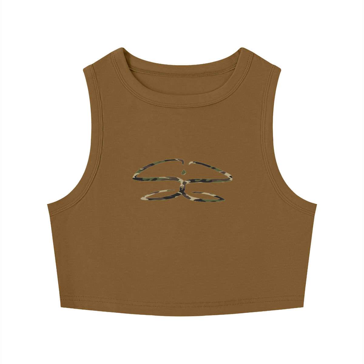Women's Tight Crewneck Crop Tank Top