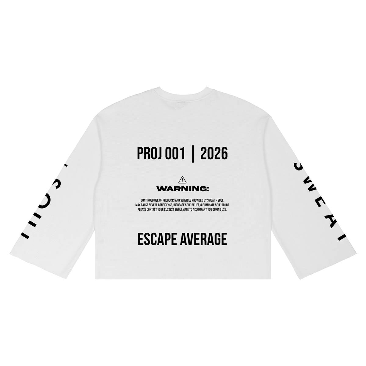 Unisex Waffle Raw Edge T-Shirt