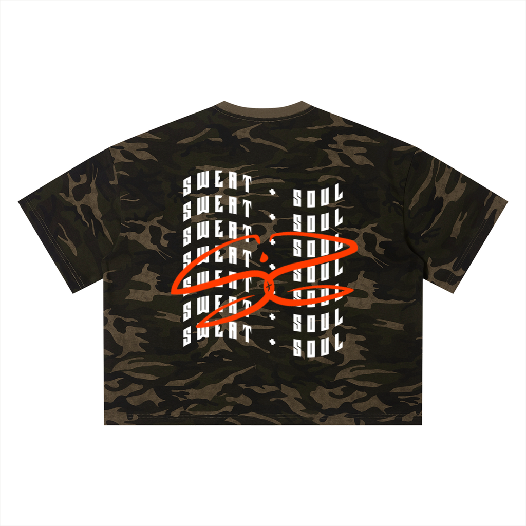 Unisex Camo Boxy T-Shirt