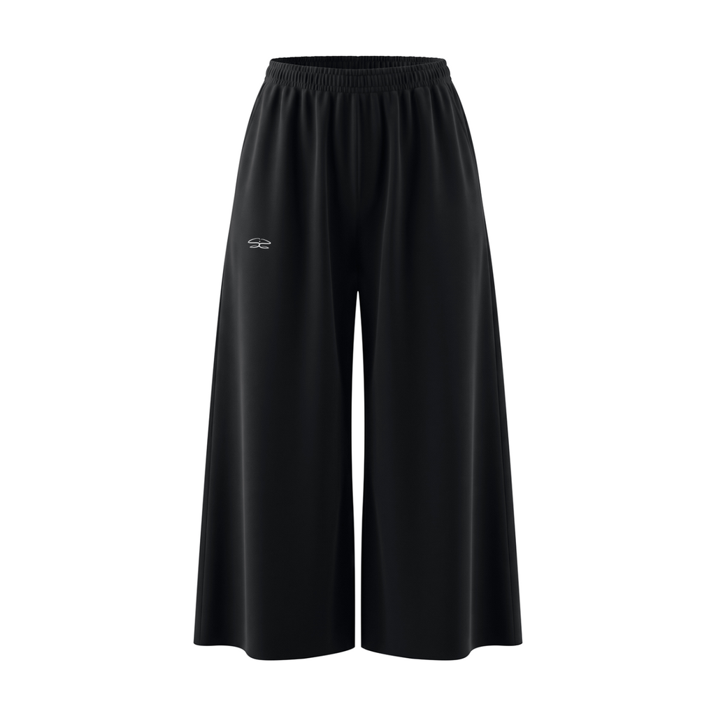 Women's Raw Edge Wide Leg Sweatpants