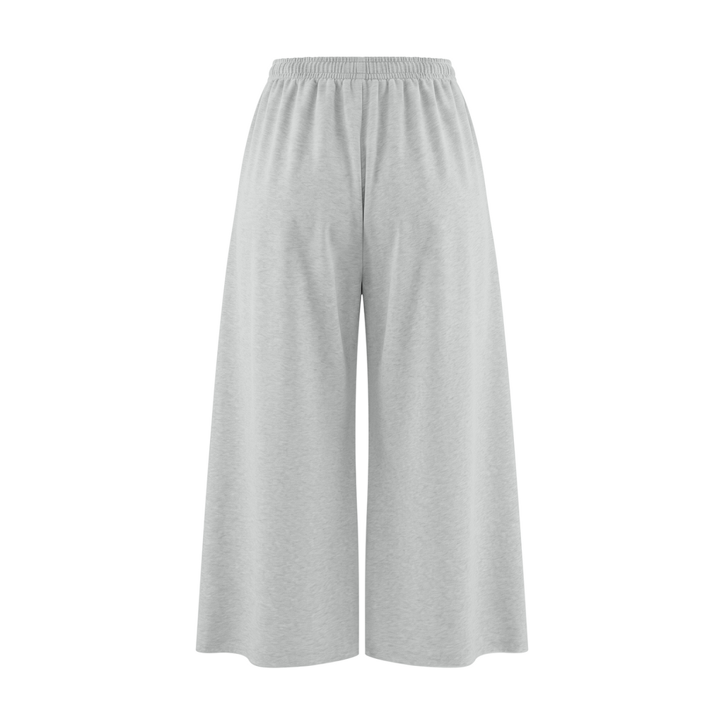 Women's Raw Edge Wide Leg Sweatpants