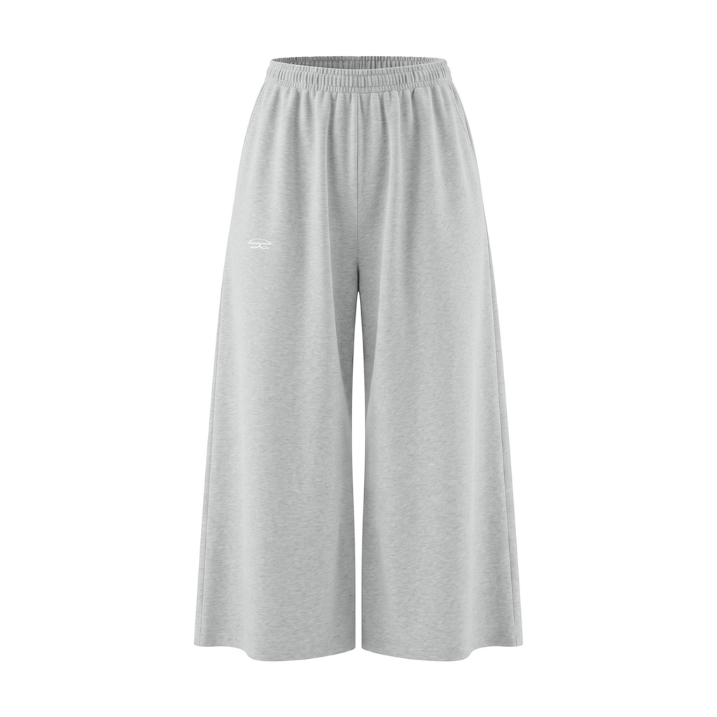Women's Raw Edge Wide Leg Sweatpants