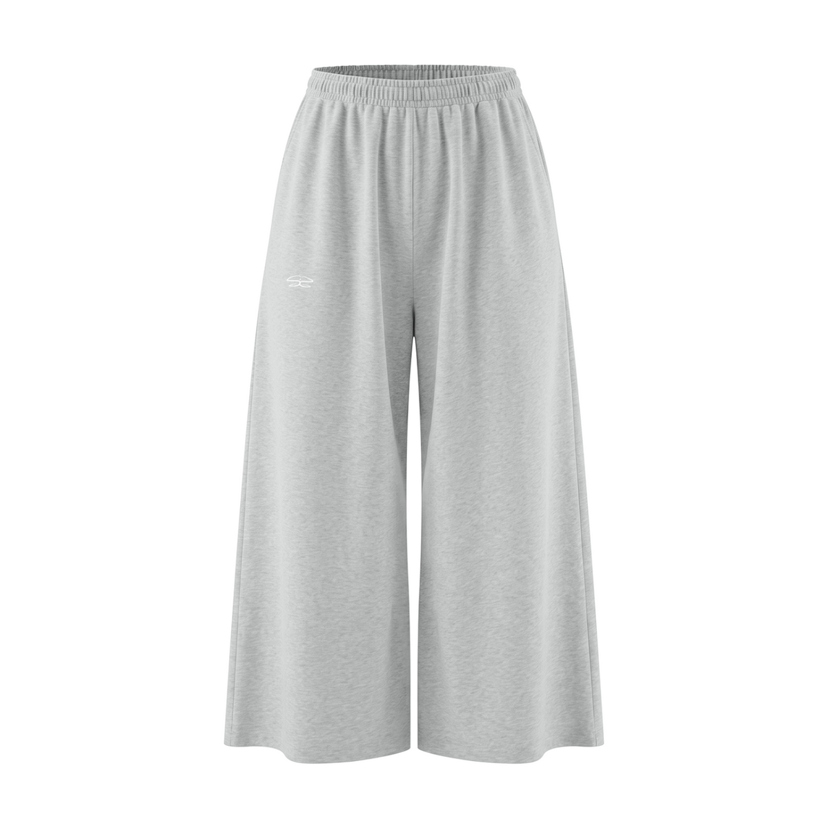 Women's Raw Edge Wide Leg Sweatpants