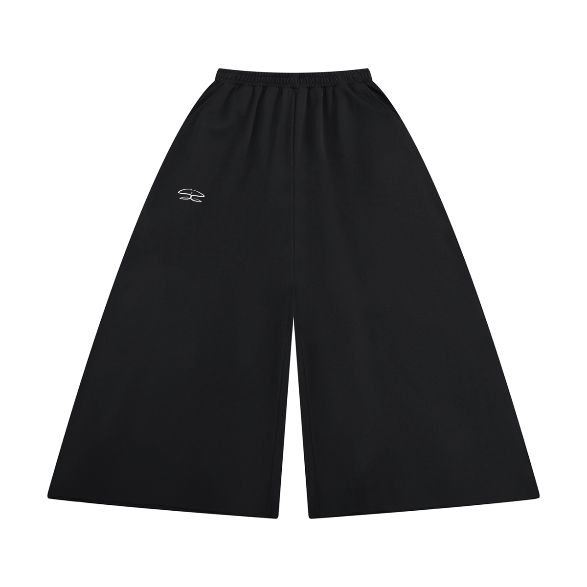 Women's Raw Edge Wide Leg Sweatpants