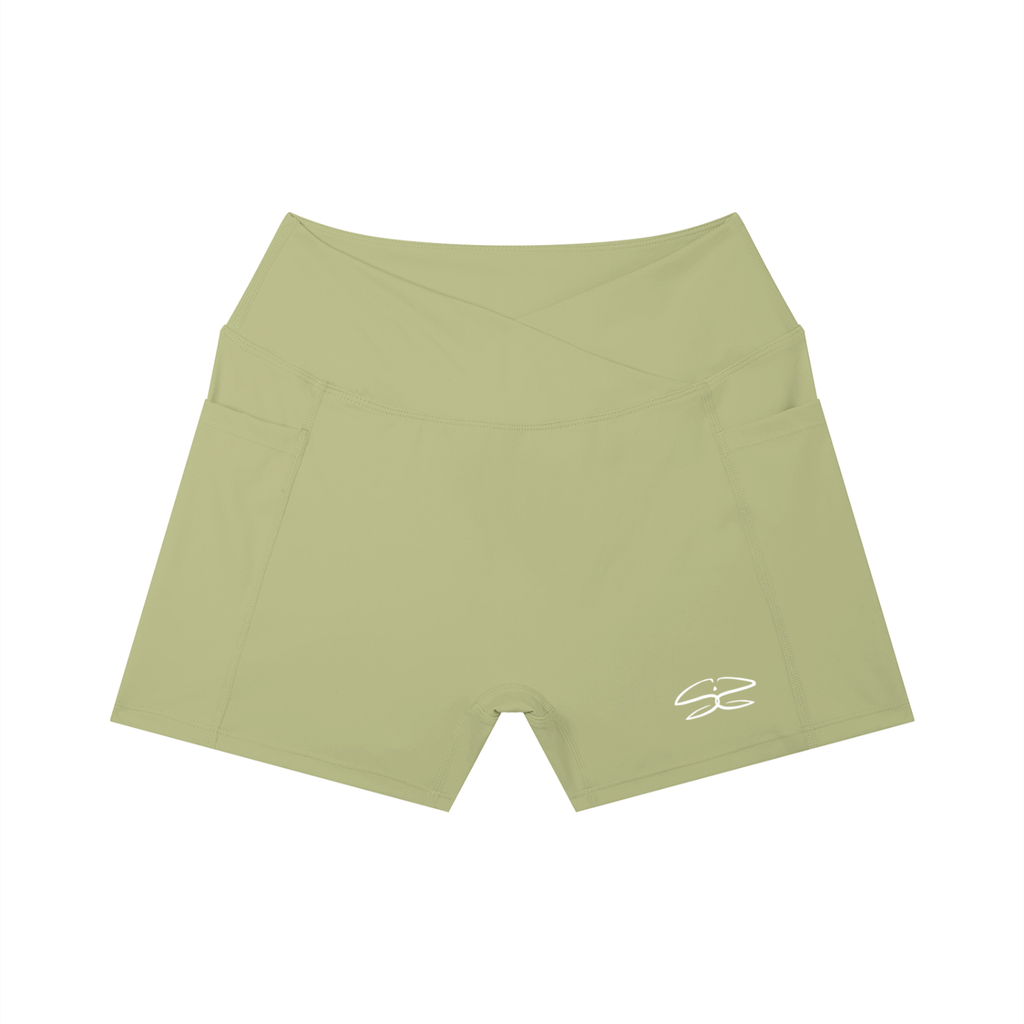 Women’s High Rise Pocket Yoga Shorts