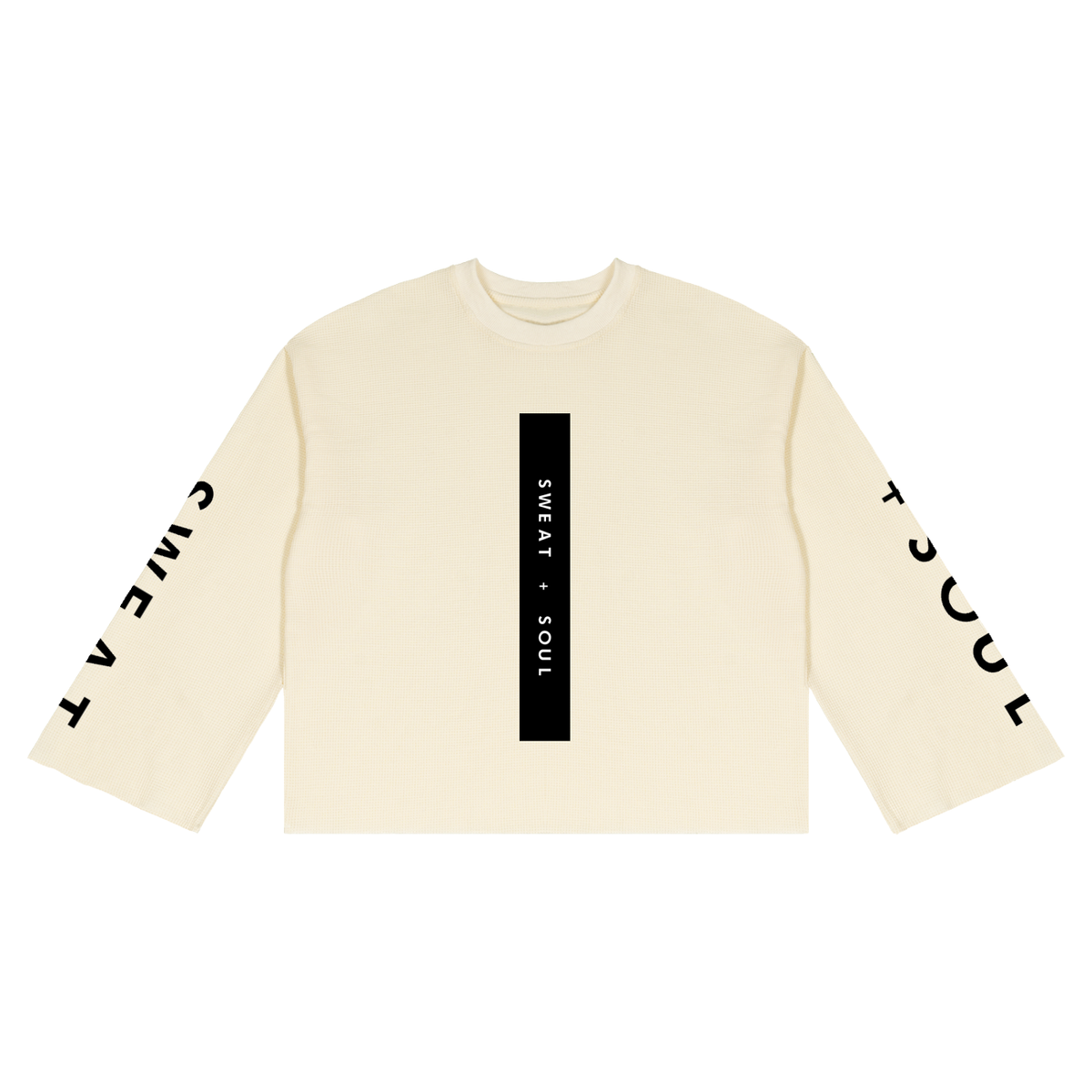 Unisex Waffle Raw Edge T-Shirt