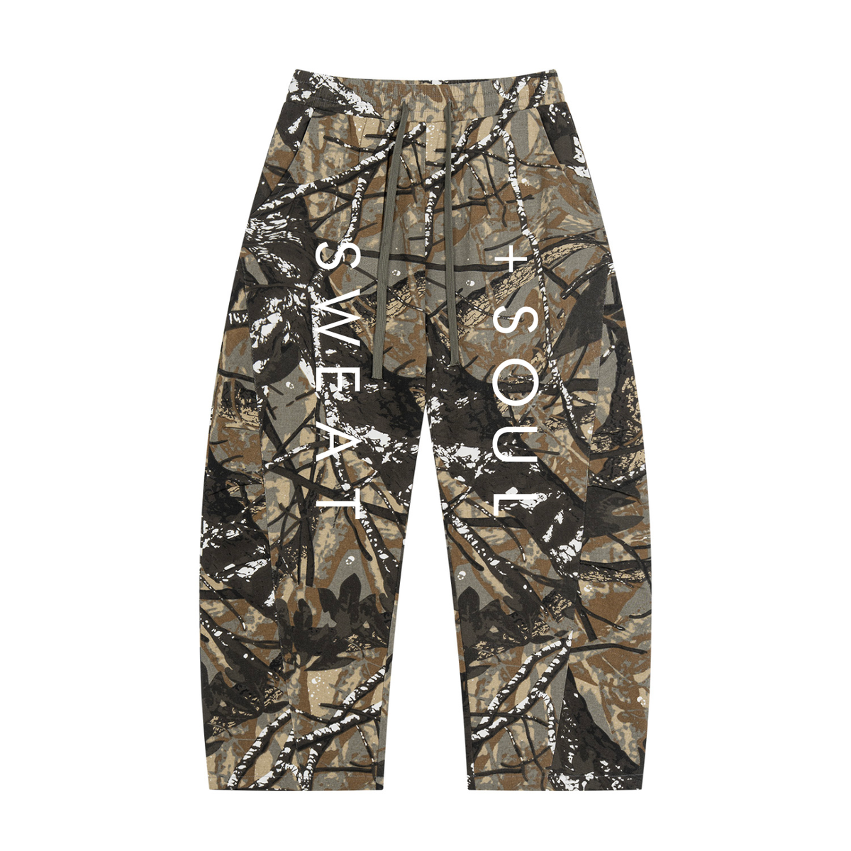 Unisex Tree Camo Barrel Leg Pants