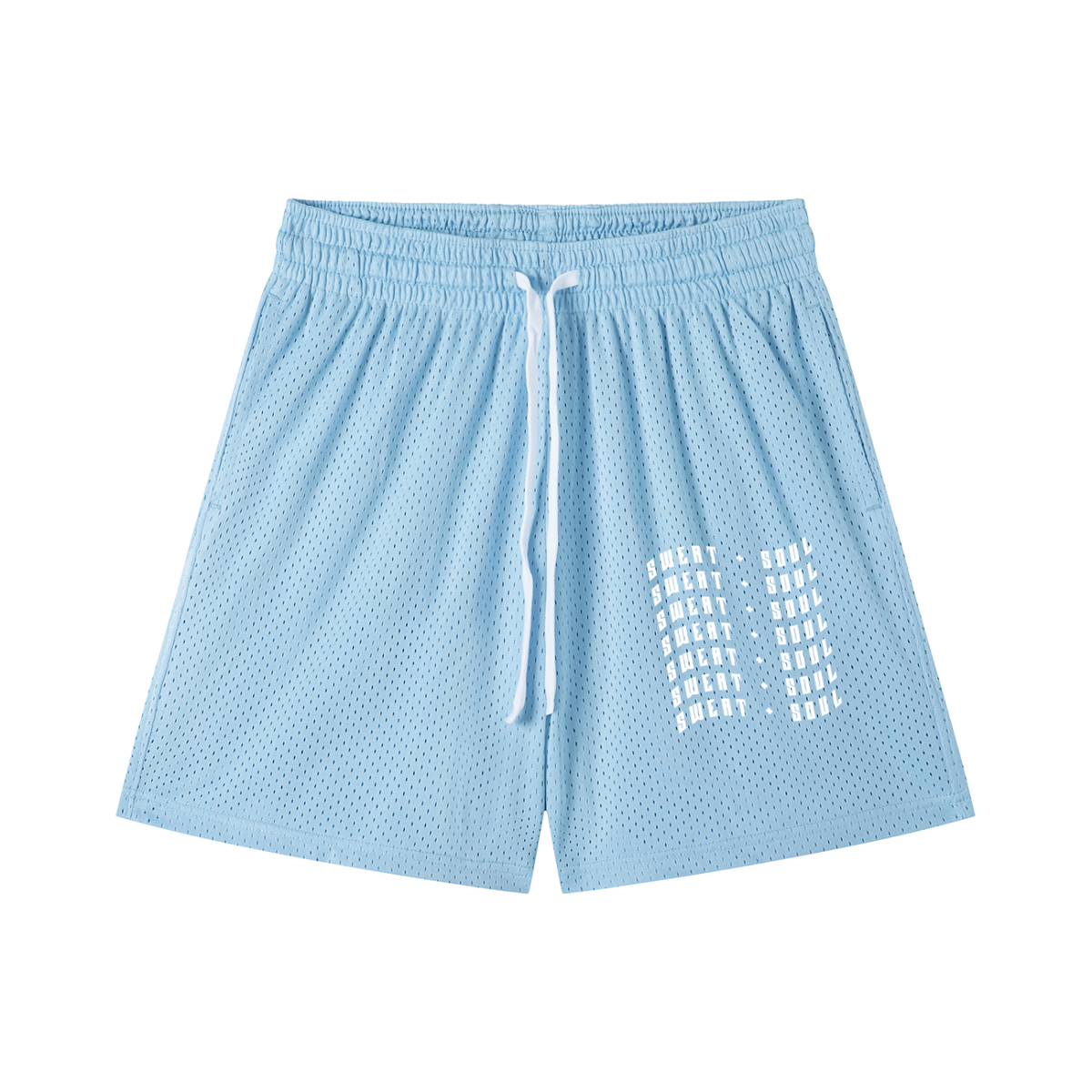 Mesh Drawstring Shorts