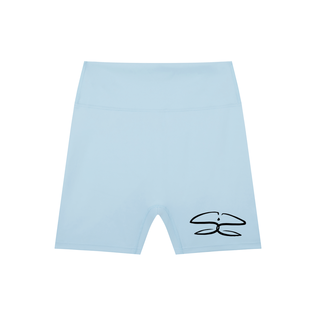 High-Waisted Blend Biker Shorts