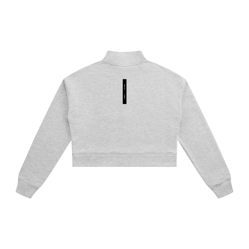Women's Crop Quarter-Zip Sweatshirt