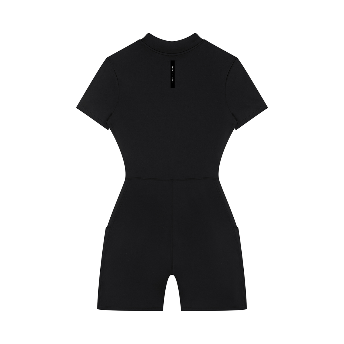 Women's Quarter-Zip Short Sleeve Romper