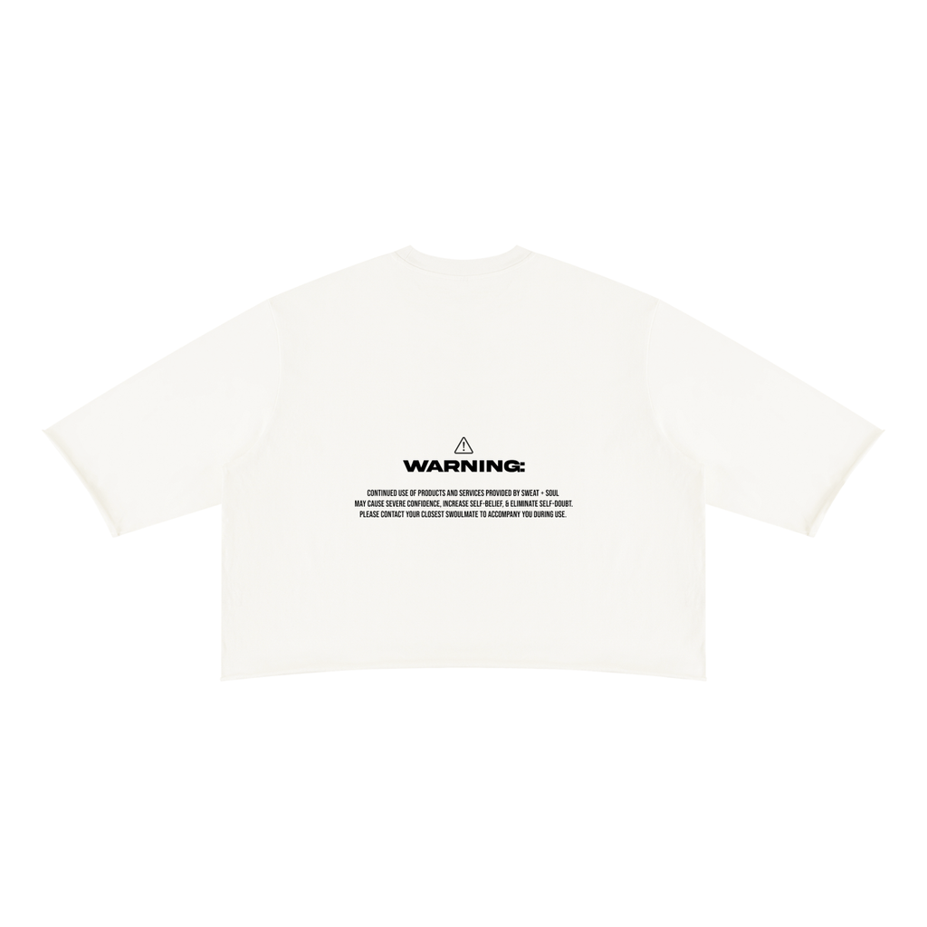Unisex Mineral Wash Raw Hem Boxy T-Shirt