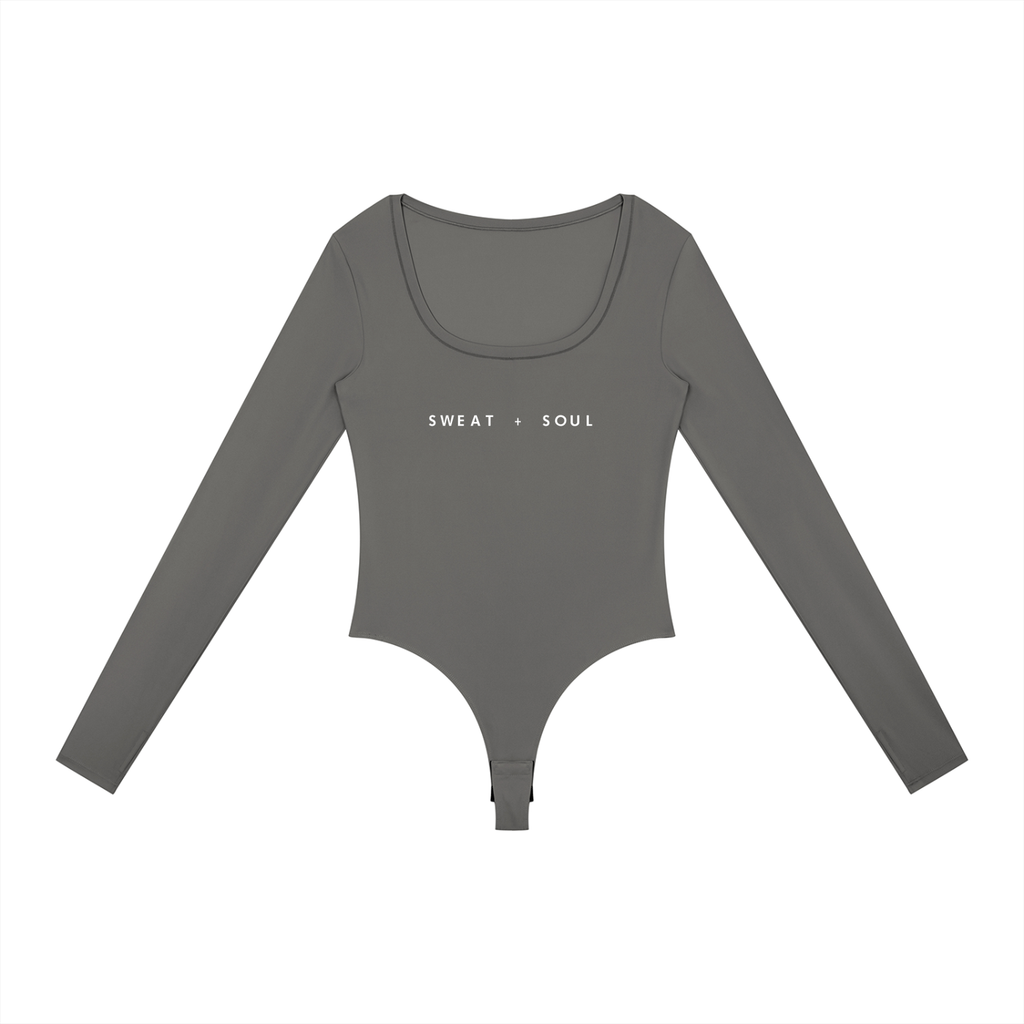 Women's Tight Long Sleeve Yoga Bodysuit