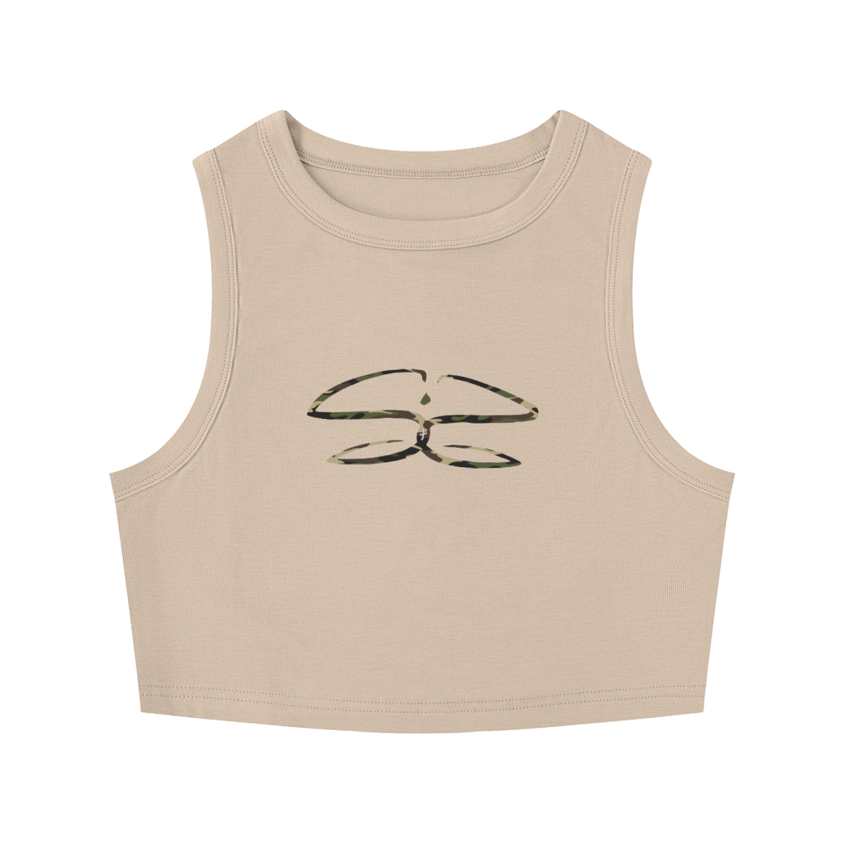 Women's Tight Crewneck Crop Tank Top